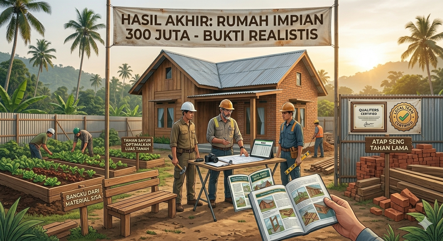 Cara Bangun Rumah dengan Budget 300 Juta: Panduan Realistis 2026